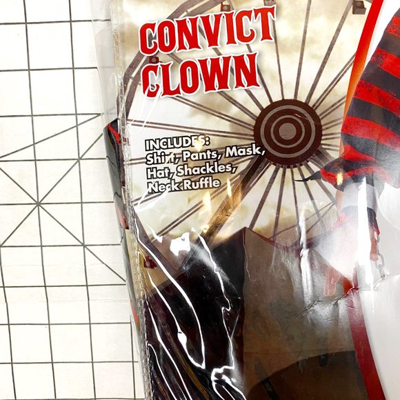 Kids Convict Clown Costume - Picture 2 of 2